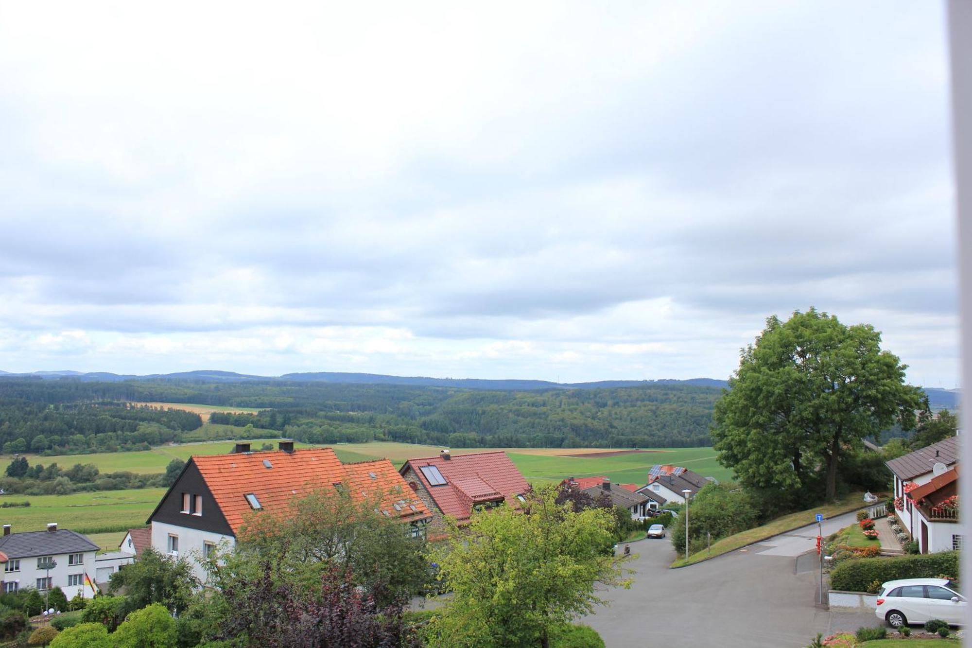 Ferienwohnung Sauerland Panorama Korbach Buitenkant foto