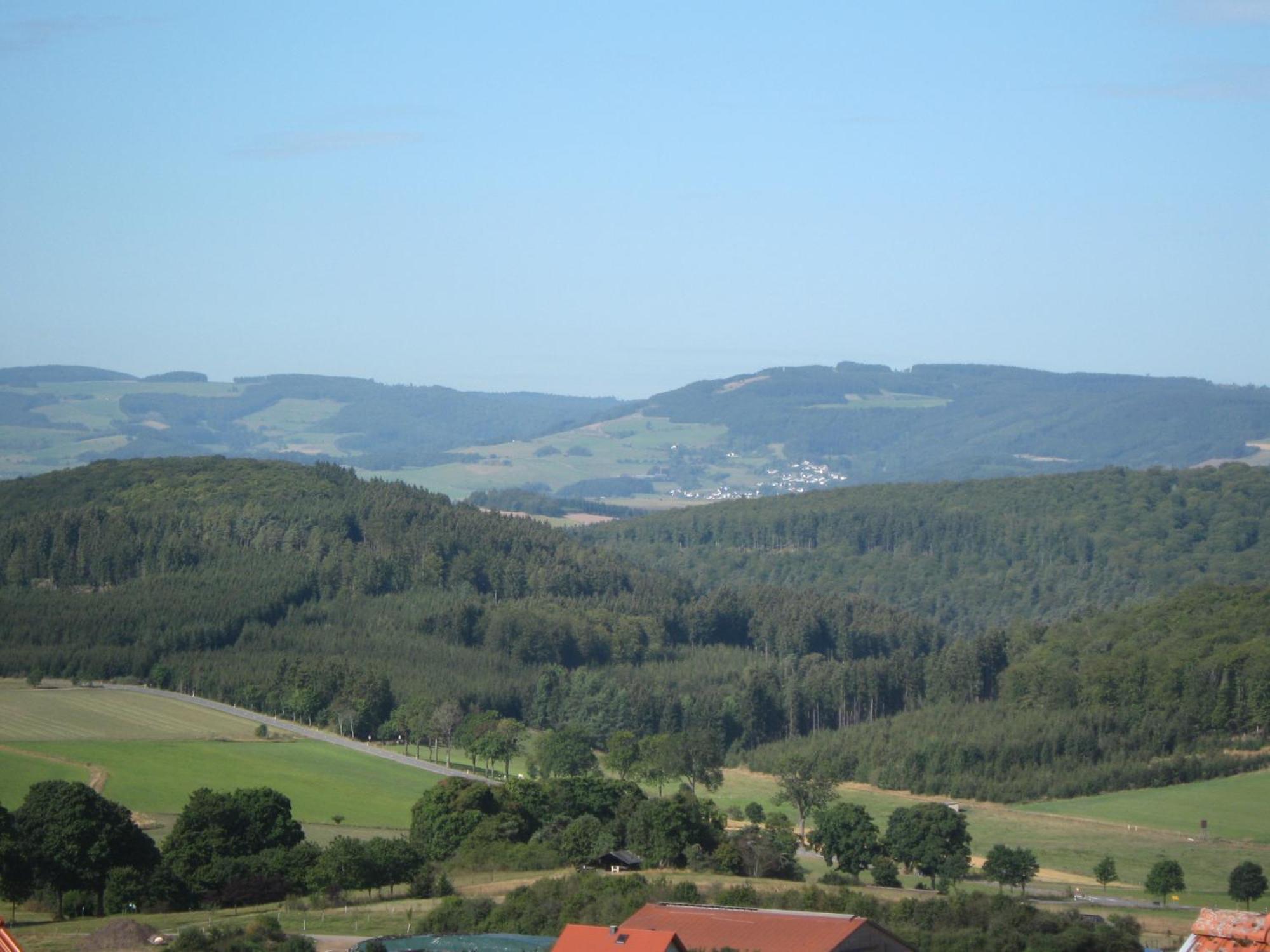 Ferienwohnung Sauerland Panorama Korbach Buitenkant foto