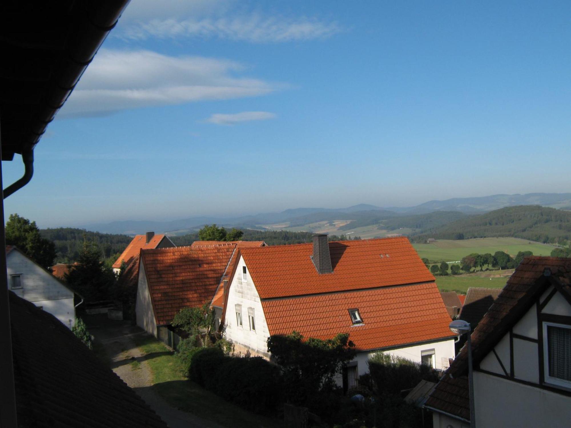 Ferienwohnung Sauerland Panorama Korbach Buitenkant foto